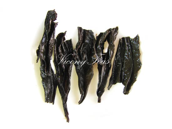 Aged Cinnamon Wuyi Oolong Brewed Tea Leaves