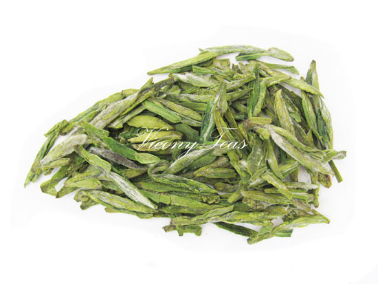 Shi Feng Longjing Tea | Lion Peak Dragon Well Tea leaves