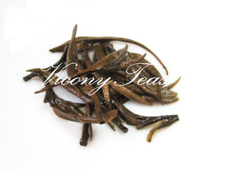 brewed keemun aromatic snail tea leaves