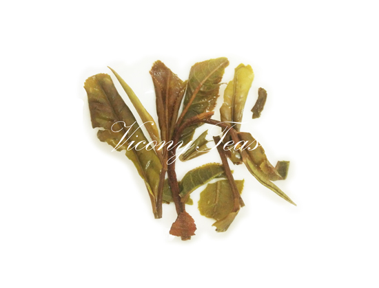 Loose Leaf White Peony Brewed Tea Leaves