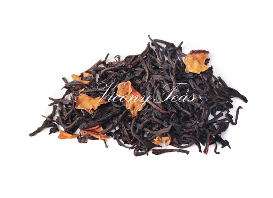 Loose Leaf Rose Black Tea Appearance