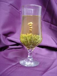 wintersweet blooming flower tea