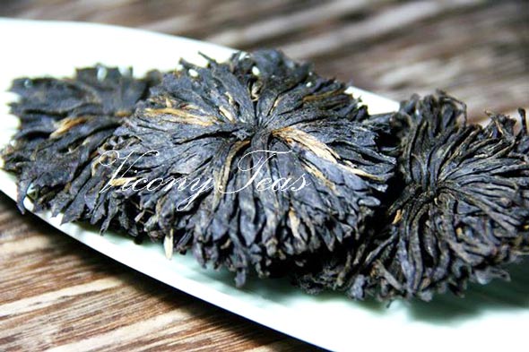 keemun black peony flower tea