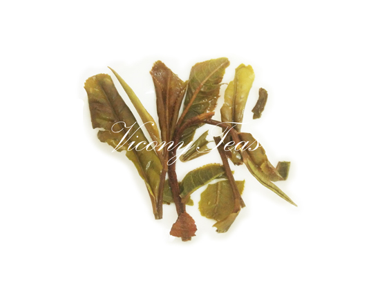 Loose Leaf White Peony Brewed Tea Leaves