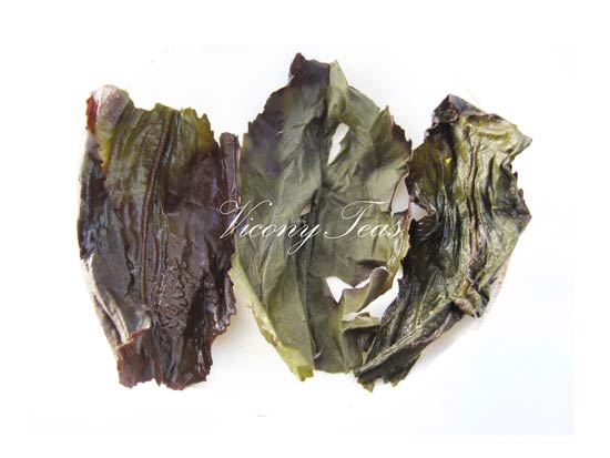 Wuyi Qi Zhong Rock Oolong Tea Brewed Tealeaves